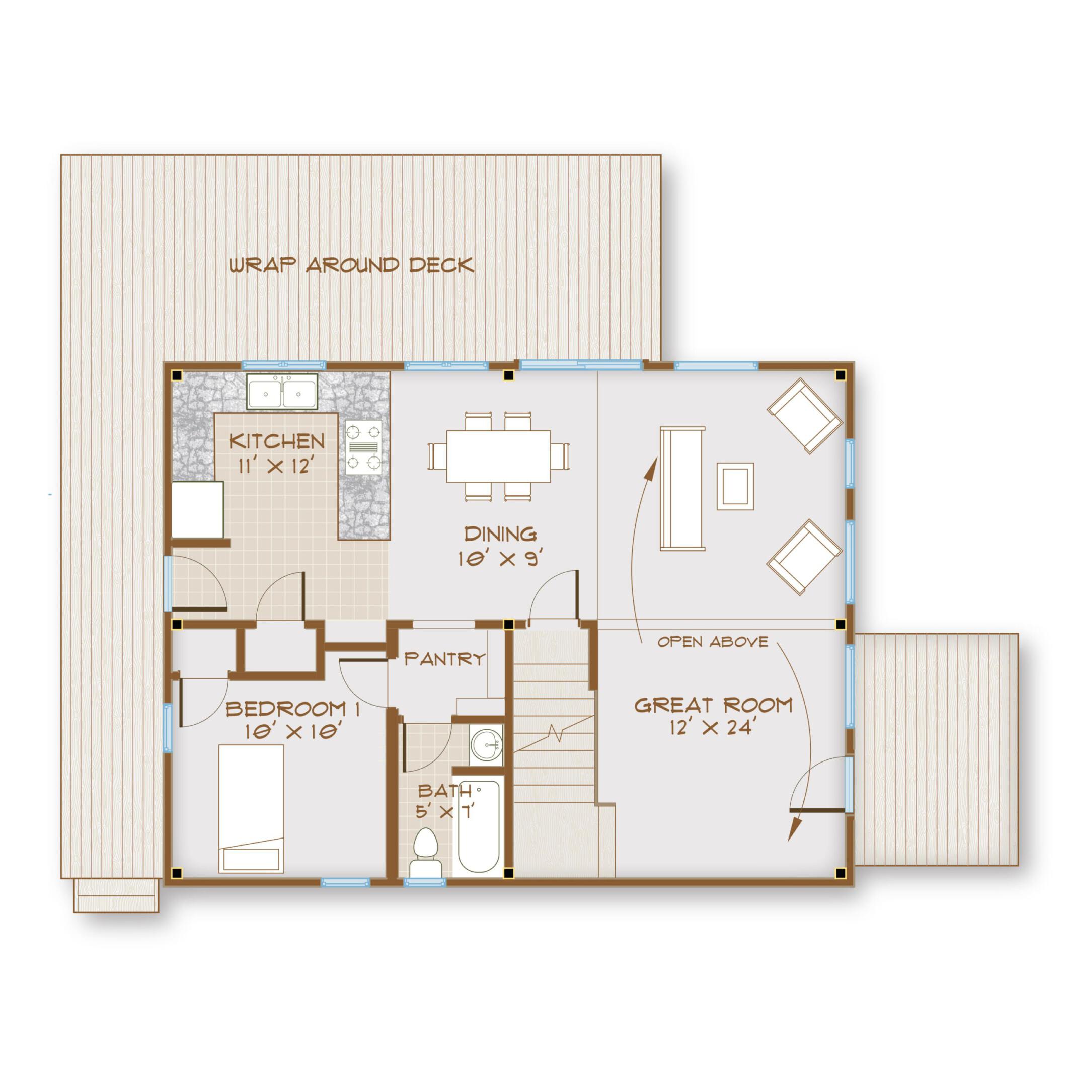 The Osgood | Timber Frame Home Plan – Brooks Post & Beam