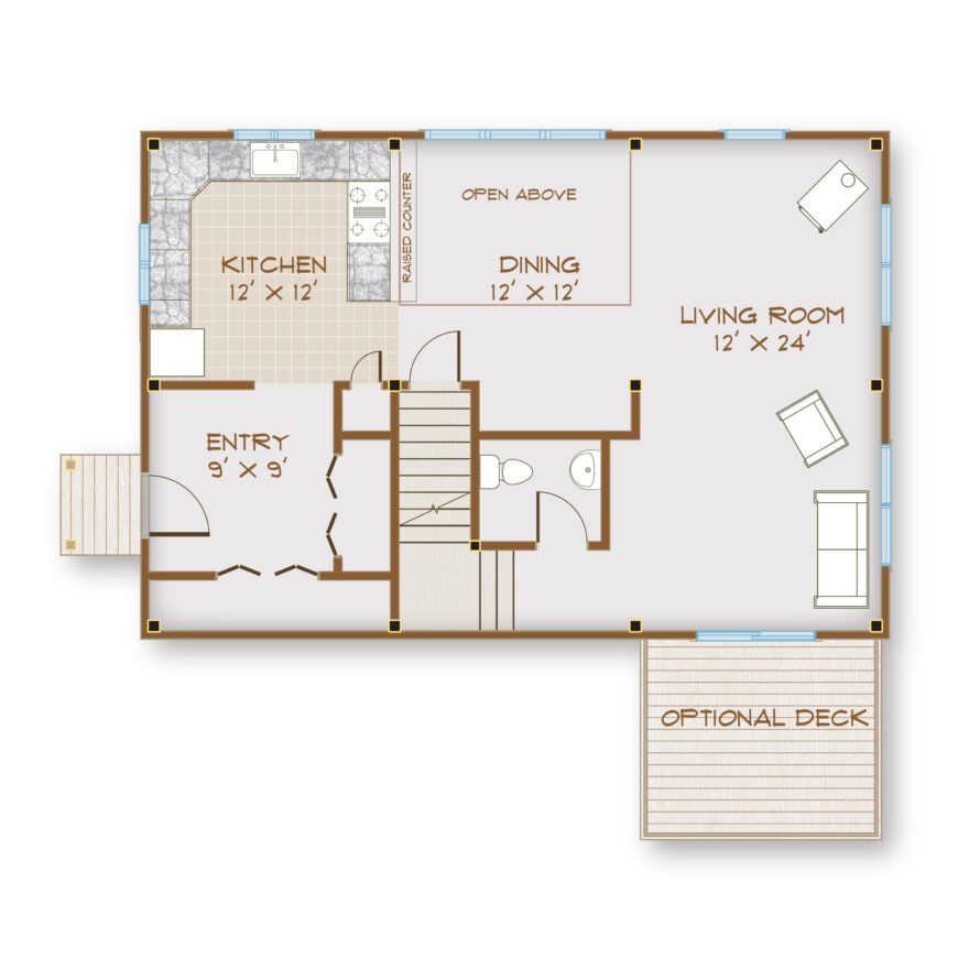 The Monadnock | Timber Frame Home Plan – Brooks Post & Beam