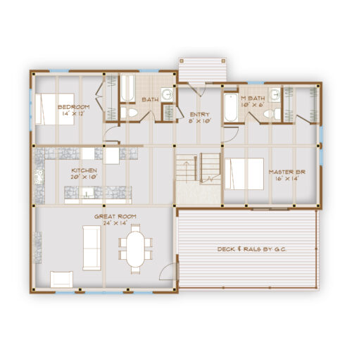 The Belmont | Timber Frame Home Plan – Brooks Post & Beam